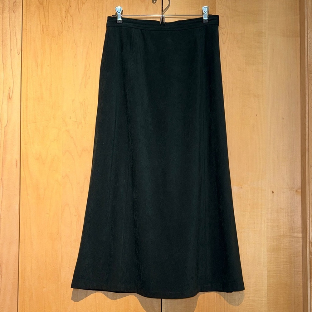 Talbots Dark Green Maxi Skirt size 8P